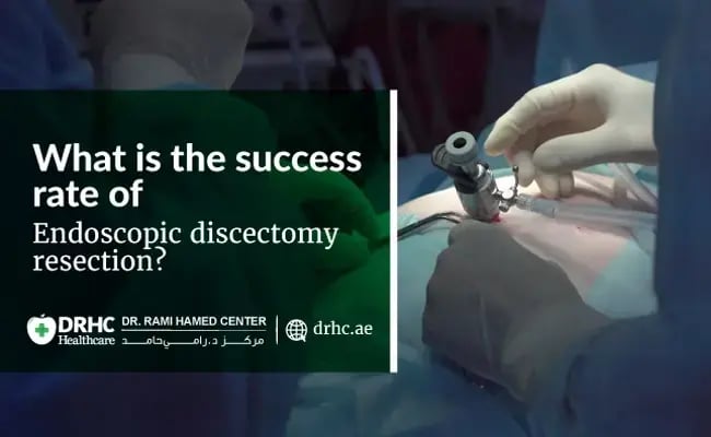 What is the success rate of endoscopic discectomy resection?