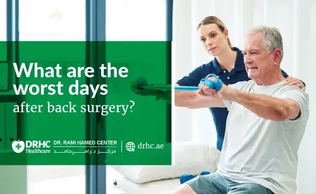 What are the worst days after back surgery?