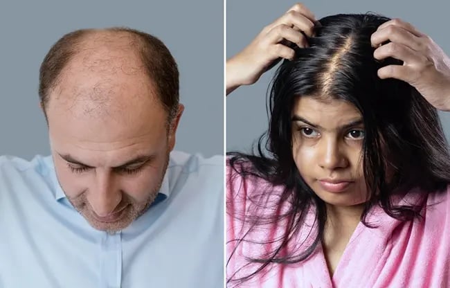 Men vs Women Hair Loss